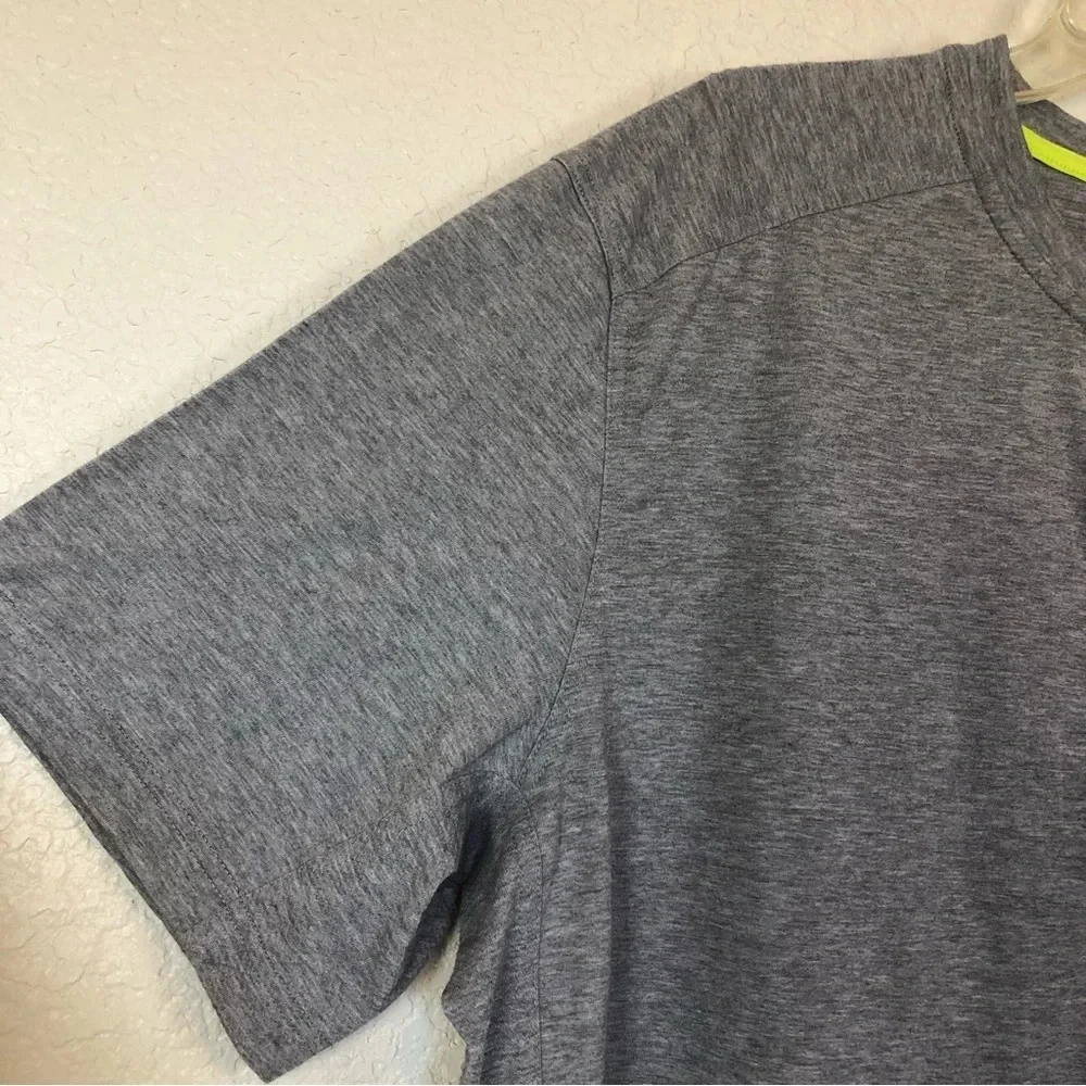 Duluth Trading Co. TradeTek Drirelease Short Sleeve Henley Front Pocket Large